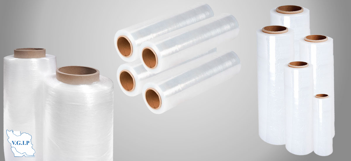 Nylon PE Clear Food Stretch Plastic Film in Roll